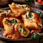 Spinach Ricotta Stuffed Shells