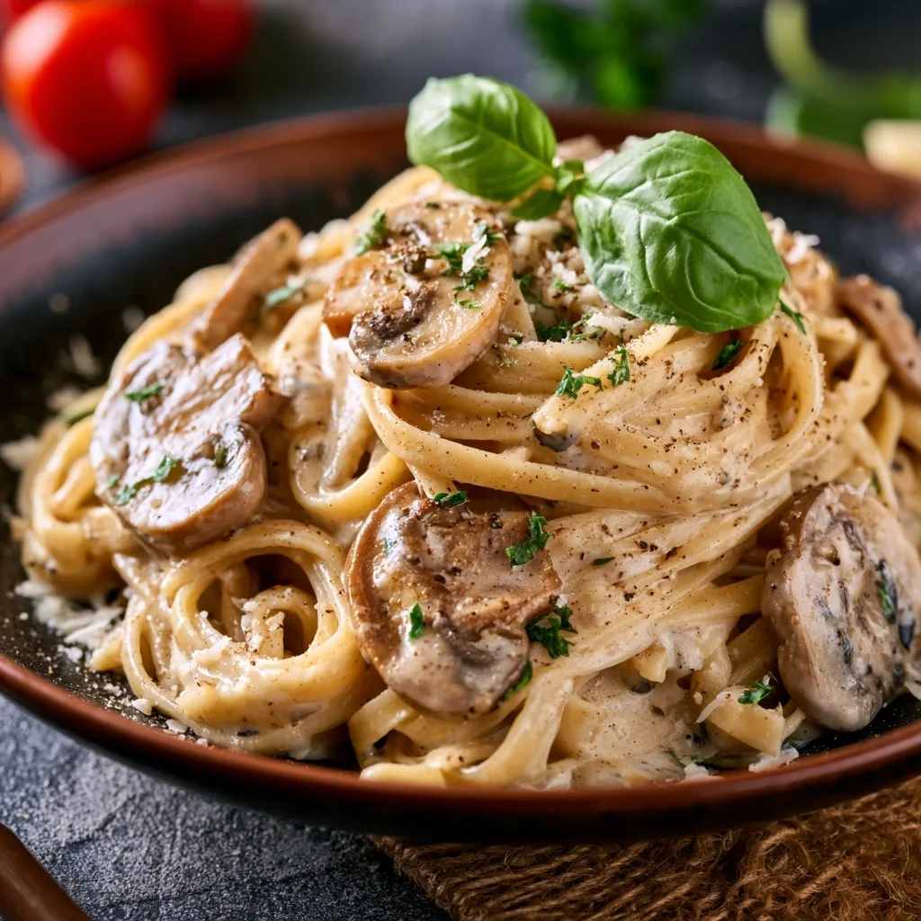 Creamy Mushroom Pasta