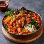 Hot Honey Crispy Chicken & Sweet Potato Bowl