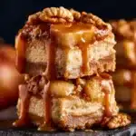 Caramel Apple Cheesecake Bars