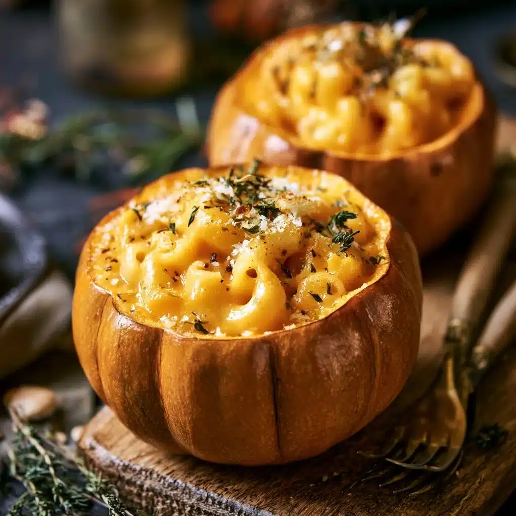 Pumpkin Mac & Cheese Bowls