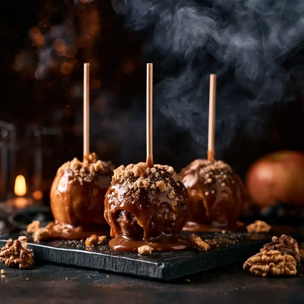 Halloween Caramel Apples