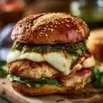 Mozzarella Pesto Chicken Sandwich