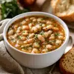 Greek White Bean Soup (Fasolada)
