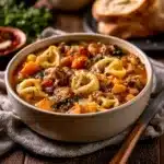 Cozy Autumn Tortellini Soup with Sausage