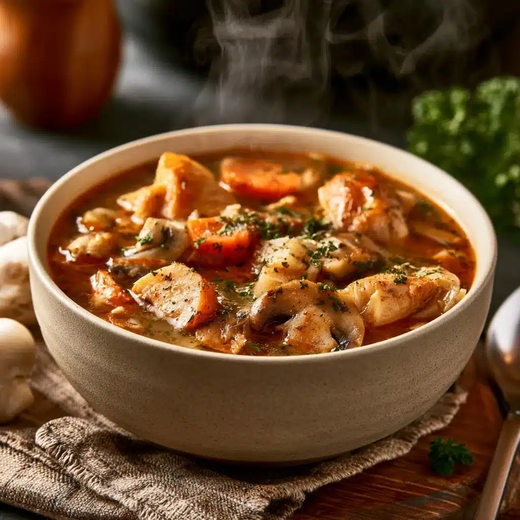 Rotisserie Chicken Mushroom Soup