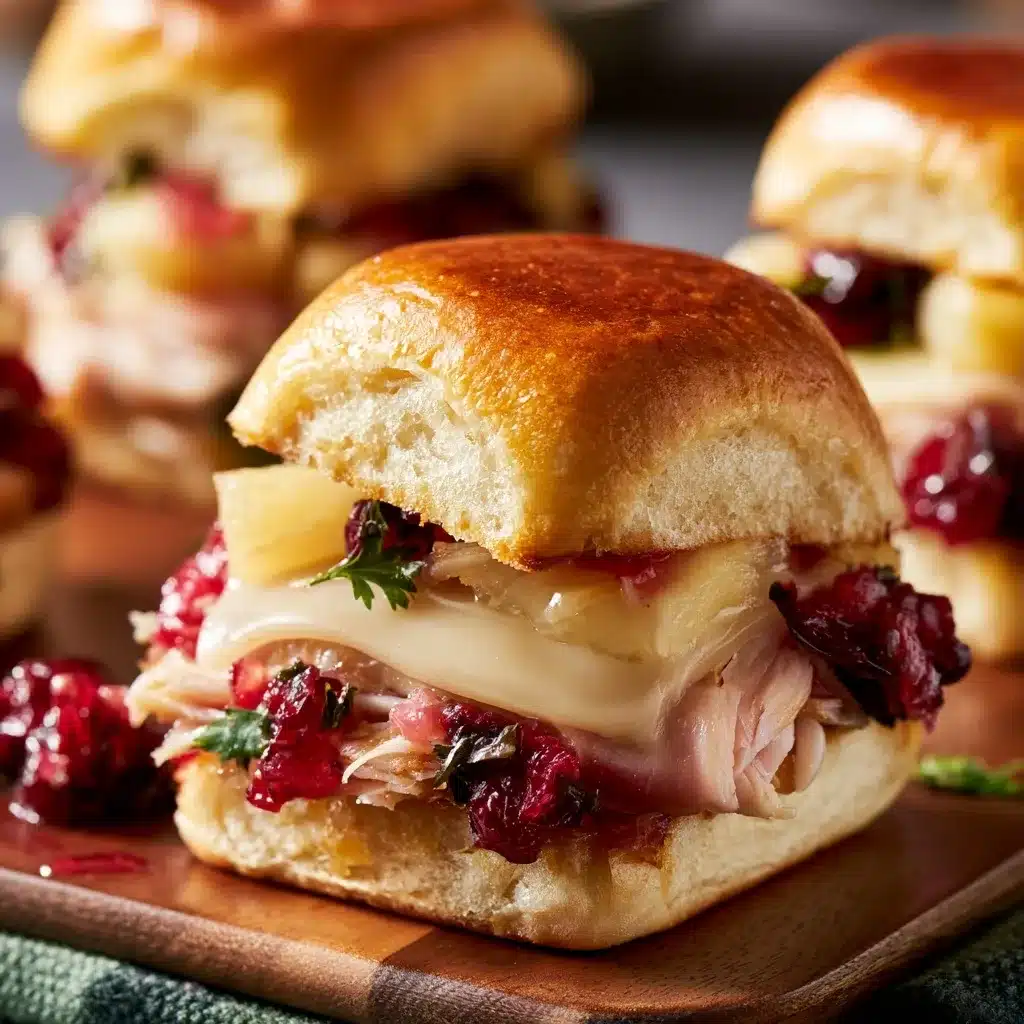 Cranberry Turkey Hawaiian Sliders