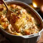 Cheesy Garlic Potato Bake