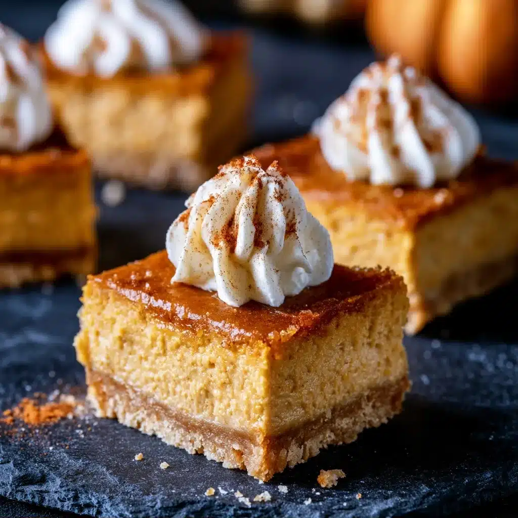 Pumpkin Cheesecake Bars