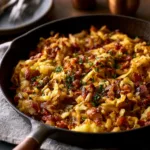 Irish Cheddar & Cabbage Hash Brown Skillet