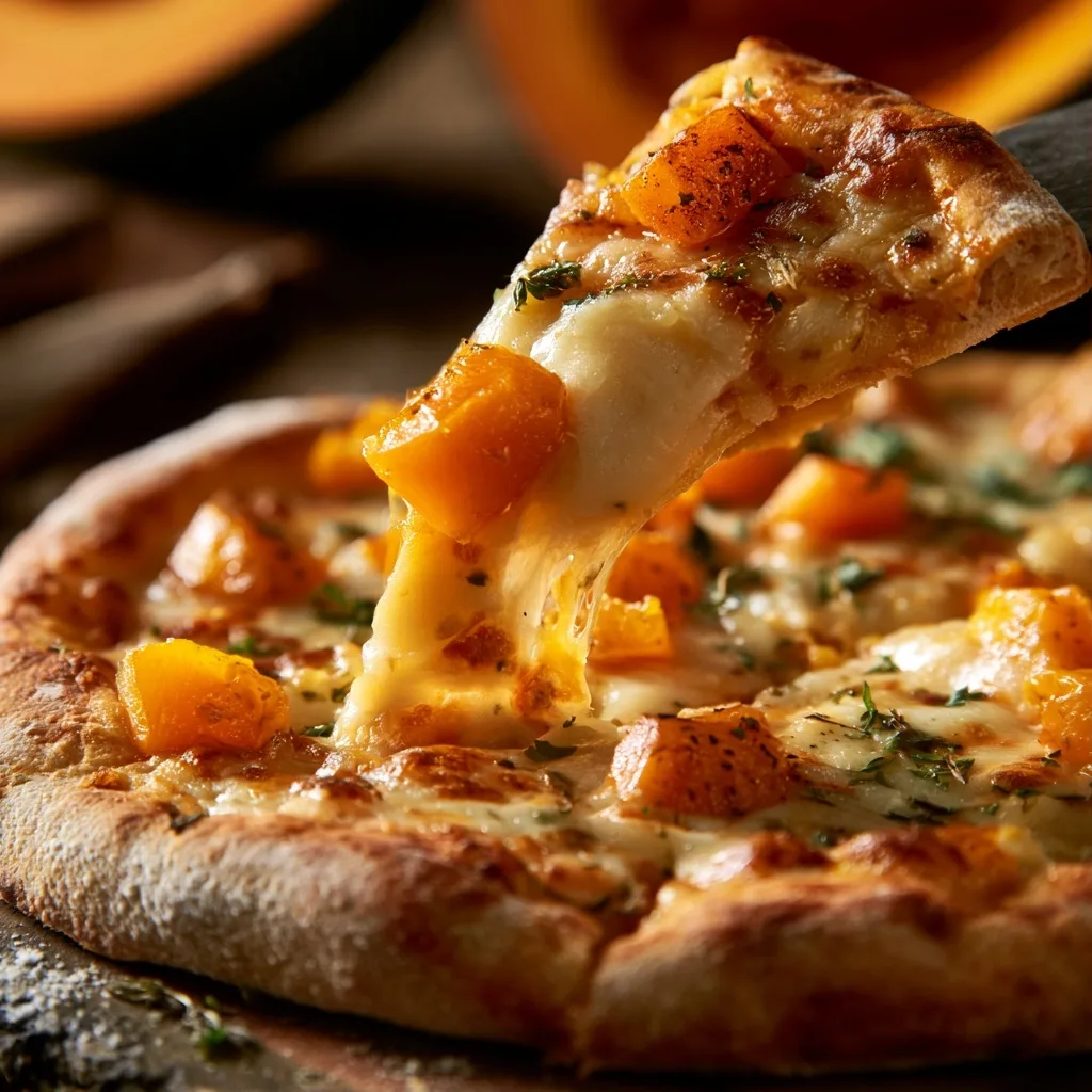 Pumpkin and Gouda Pizza