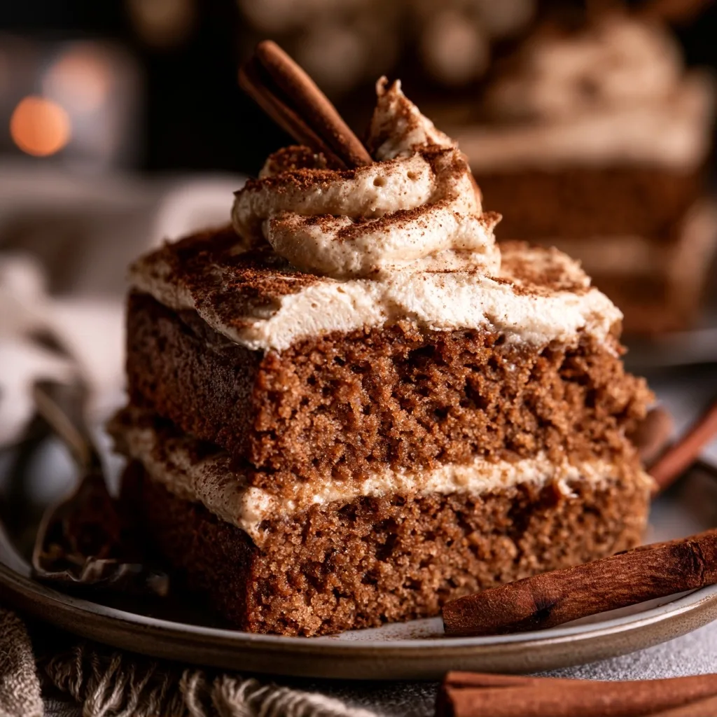 Gingerbread Frosting: Cinnamon Molasses Dream
