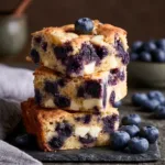 Blueberry White Chocolate Blondies