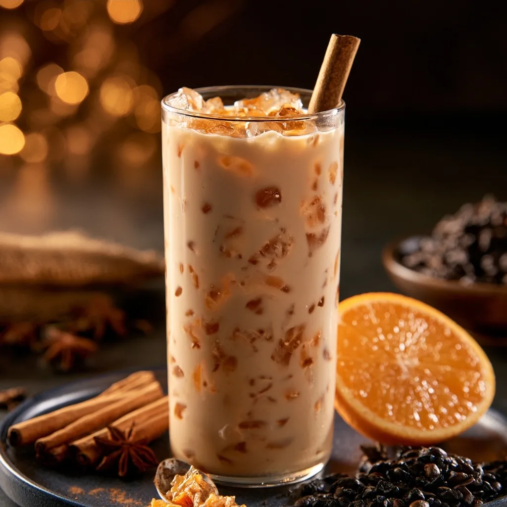 Orange Cinnamon Milk Tea