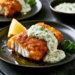 Easy Homemade Crispy Cod with Lemon Dill Tartar