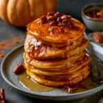 Pumpkin Cottage Cheese Pancakes