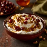 Whipped Feta Dip with Honey, Pistachios, and Cranberries