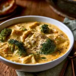 Broccoli Cheddar Lasagna Soup