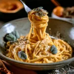 Pumpkin Alfredo Spaghetti