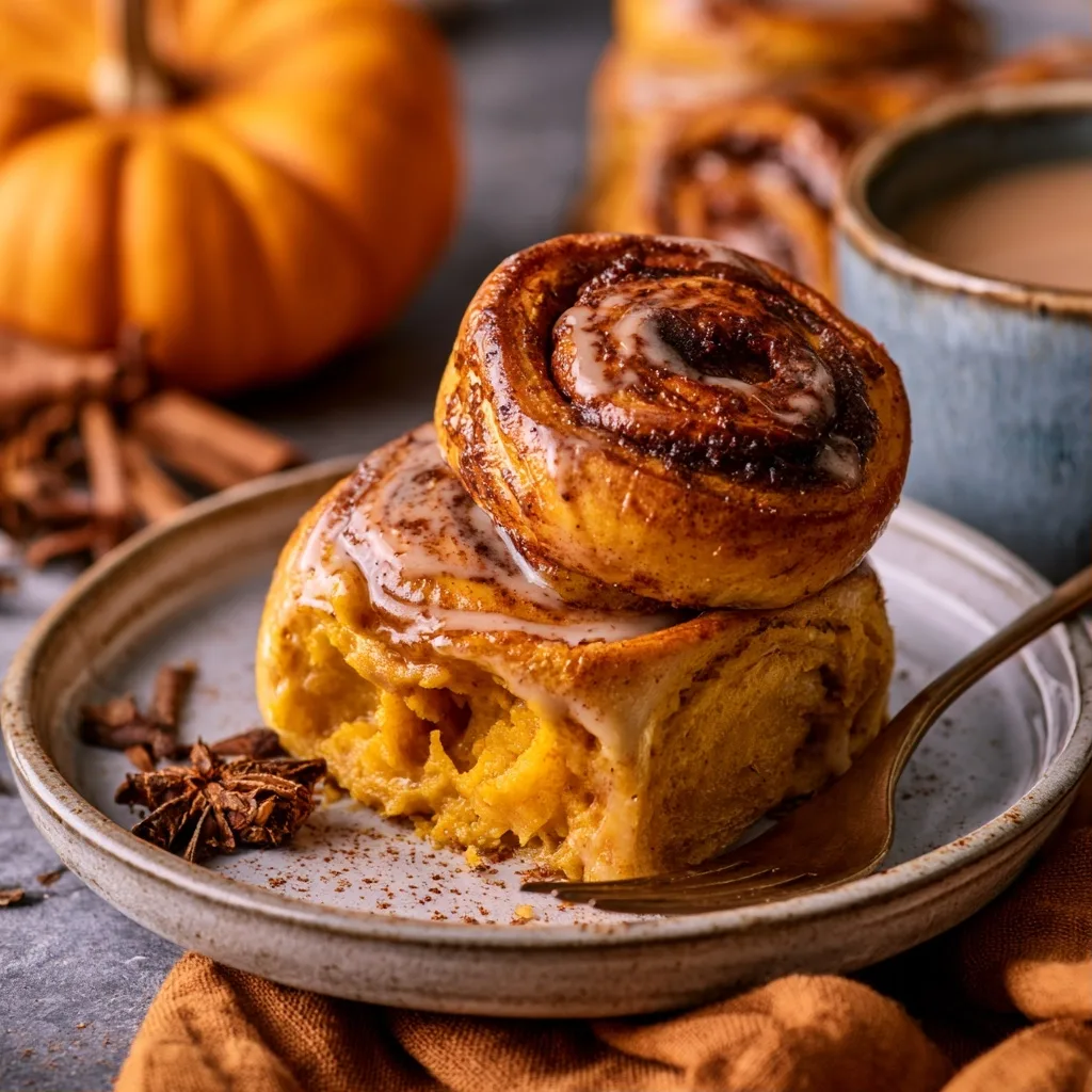 Pumpkin Cinnamon Rolls Recipe