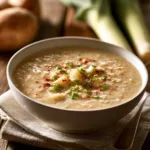 Slow Cooker Potato Leek Soup