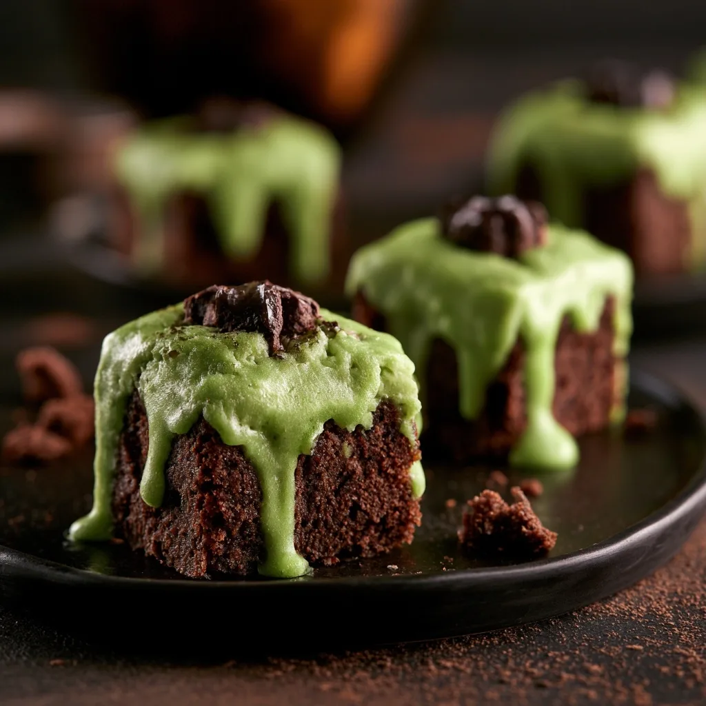 Zombie Brownie Bites