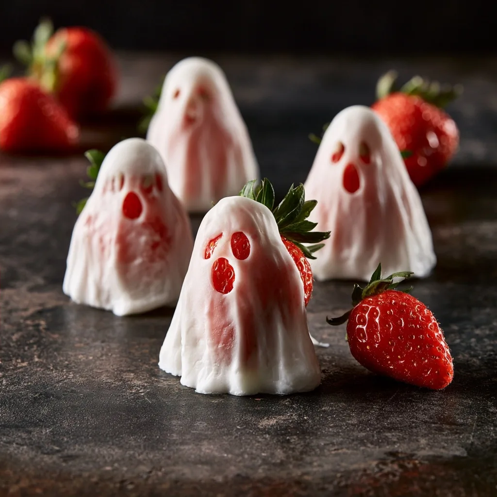 Spooky Ghost Strawberries Recipe