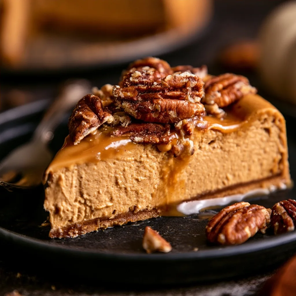 Flourless Maple Pecan Pumpkin Yogurt Cake