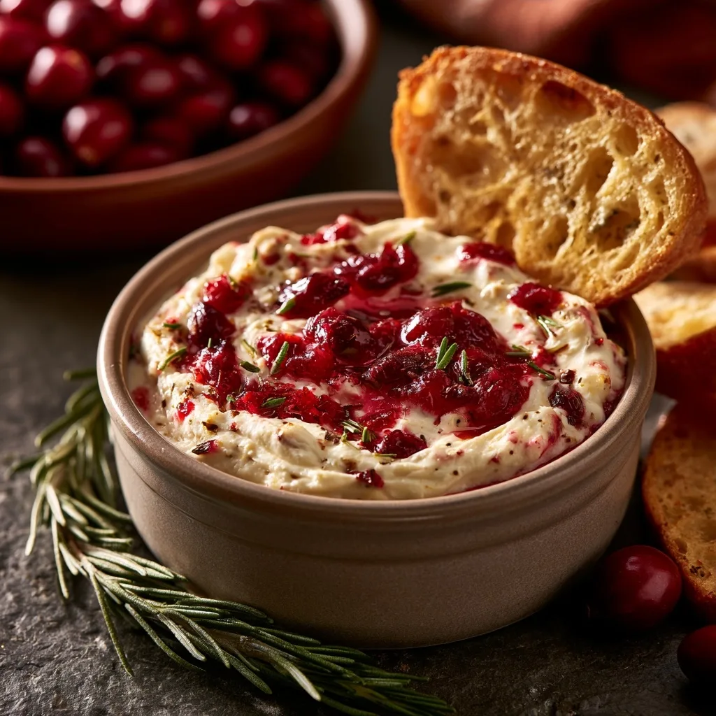 Baked Cranberry Cream Cheese Dip