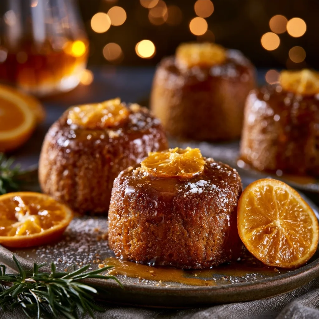 Yule Ginger & Orange Zest Vanilla Spice Cakes