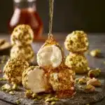 Ricotta Pistachio Honey Bites