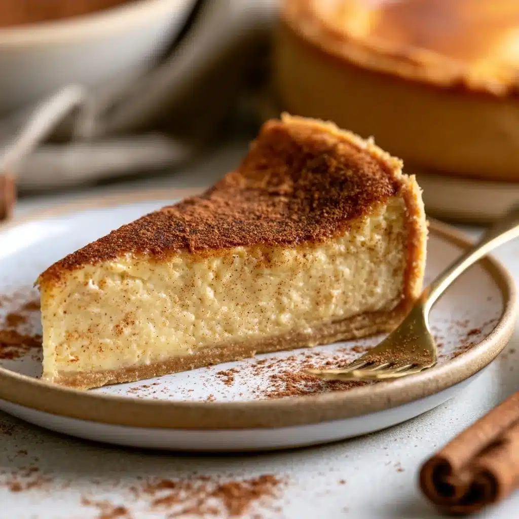 Cinnamon-Vanilla Custard Pie