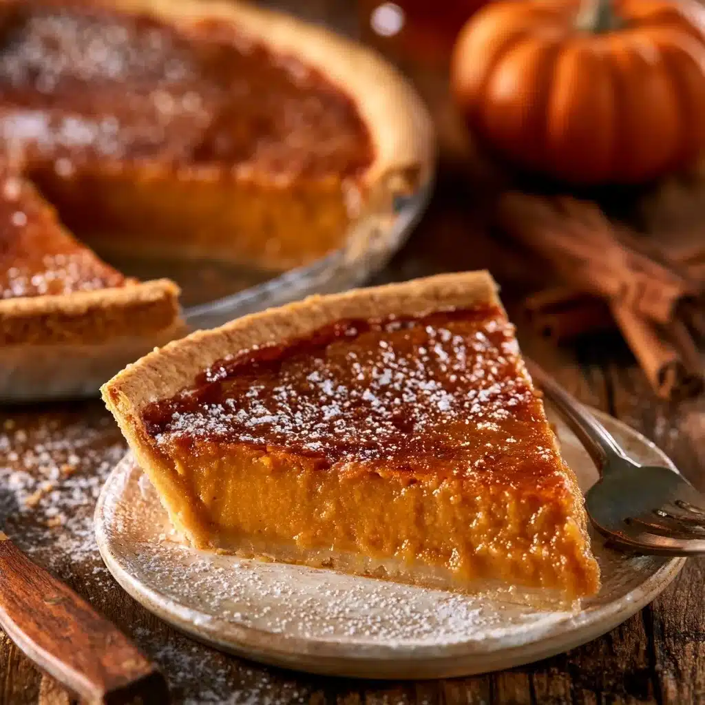 Bourbon Brulee Pumpkin Pie