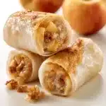 Baked Apple Pie Rice Paper Rolls