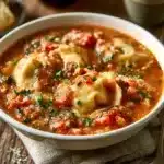 Tuscan Ravioli Soup