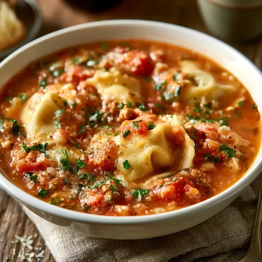 Tuscan Ravioli Soup