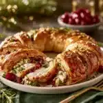 Savory Turkey and Cranberry Crescent Ring