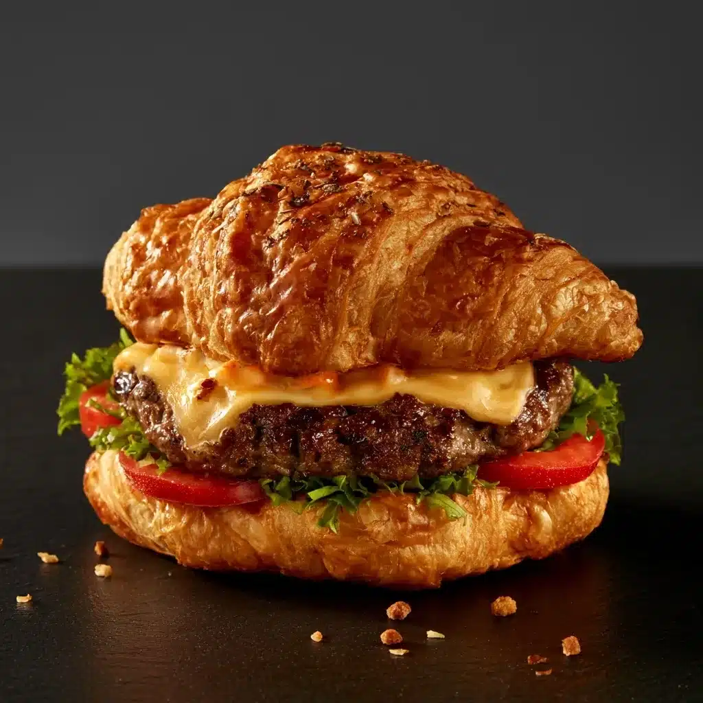 Croissant Smashed Burger