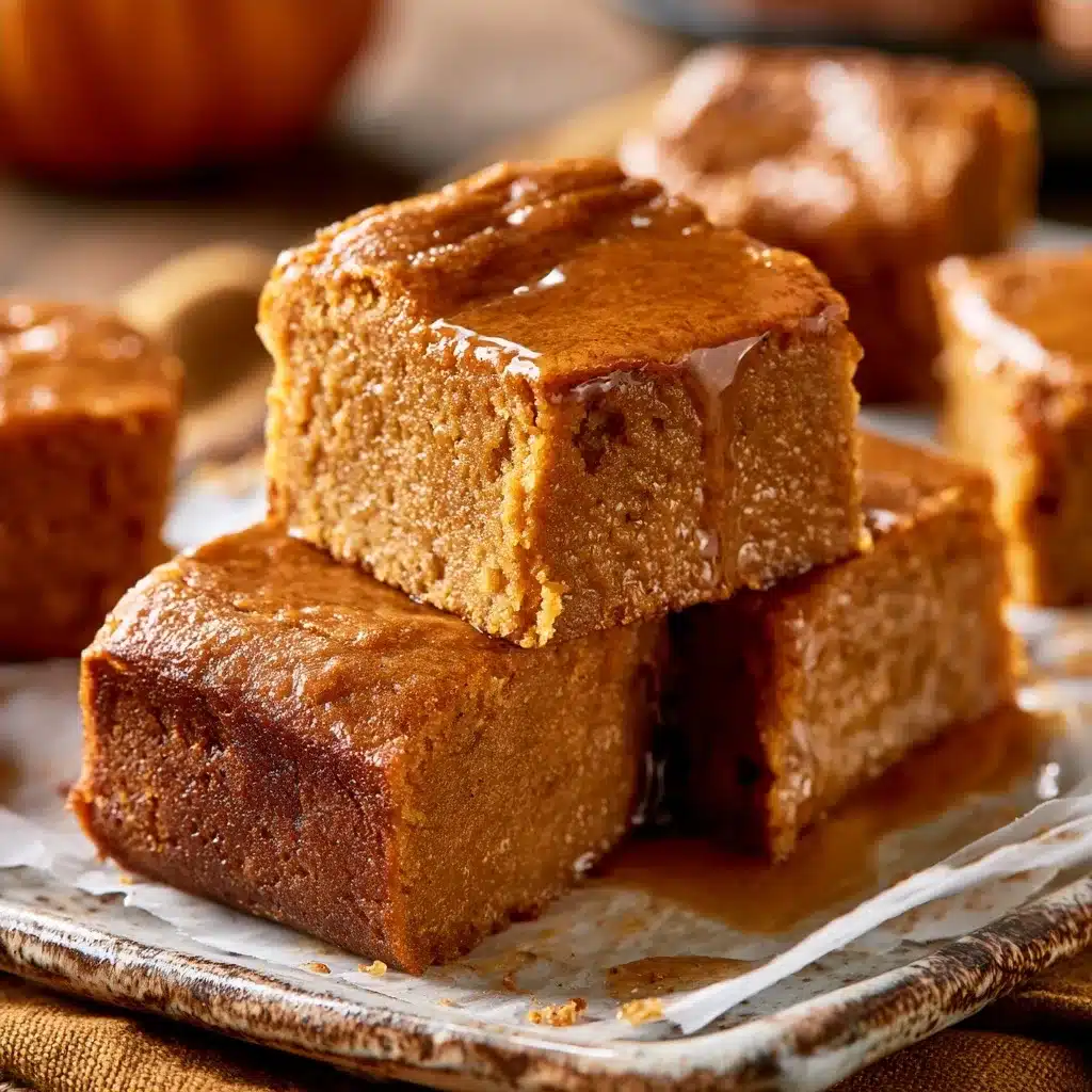 Pumpkin Maple Blondies