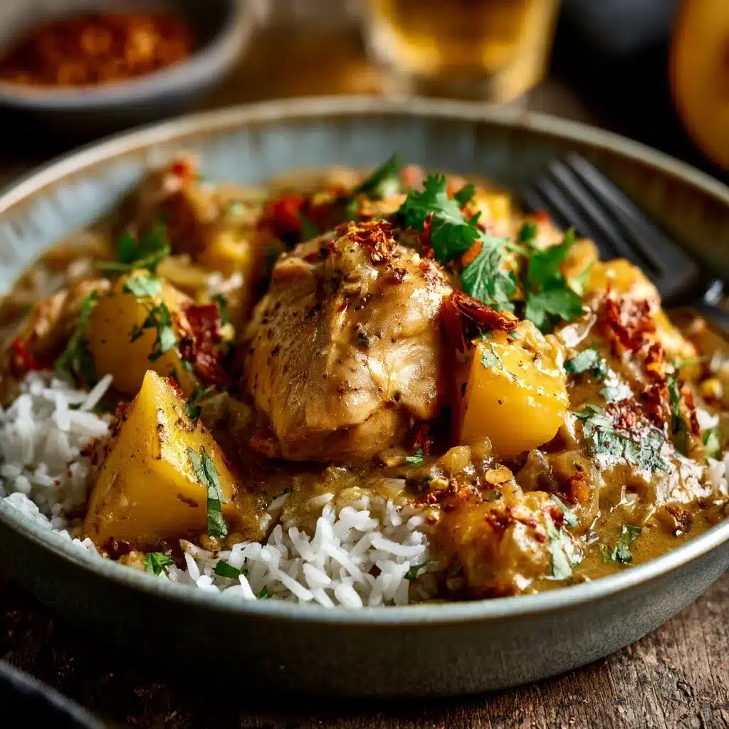 Coconut Peach Chicken