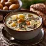 Russian Potato and Mushroom Soup