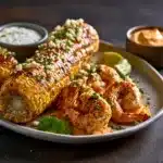 Mexican Street Corn and Shrimp