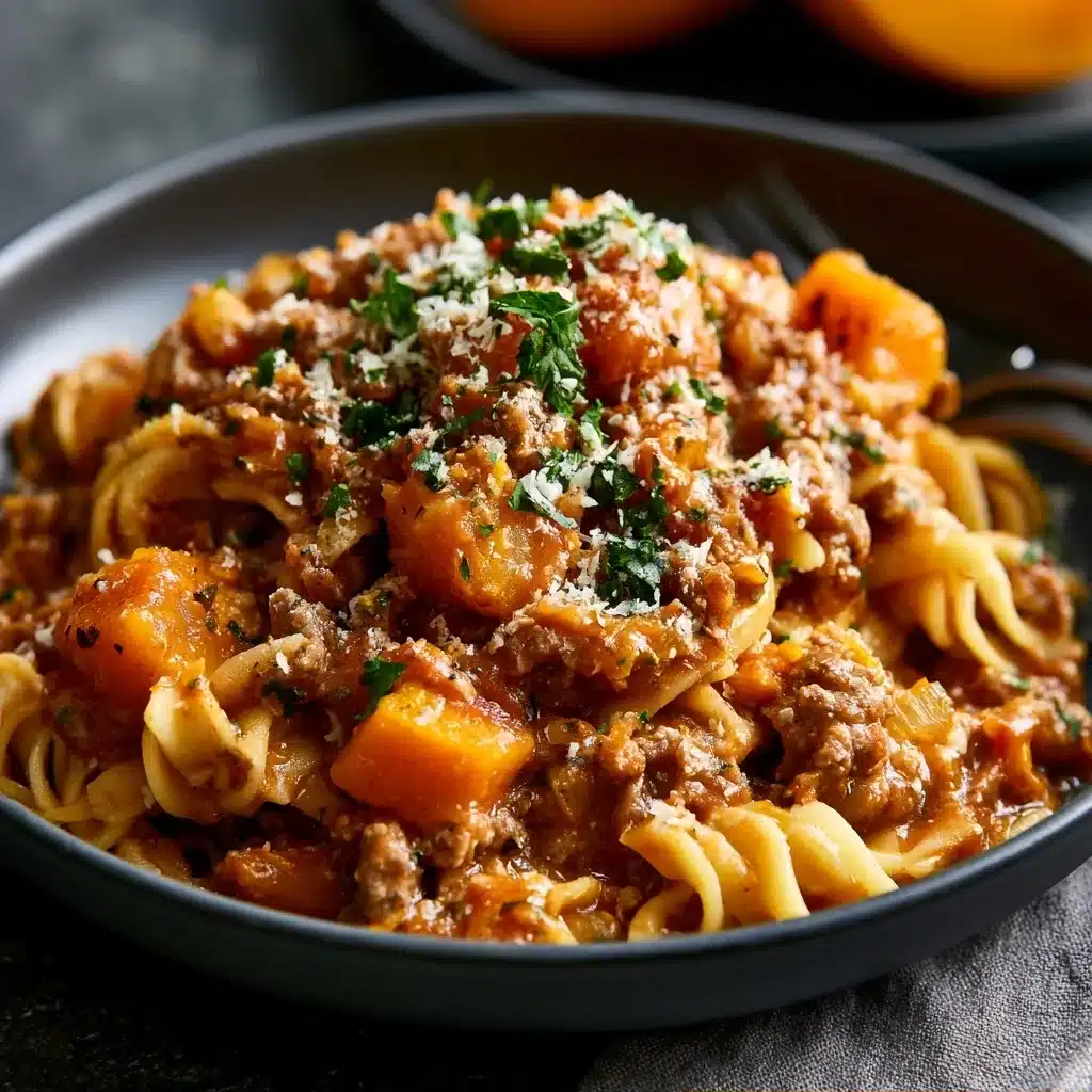 Pumpkin Beef Bolognese
