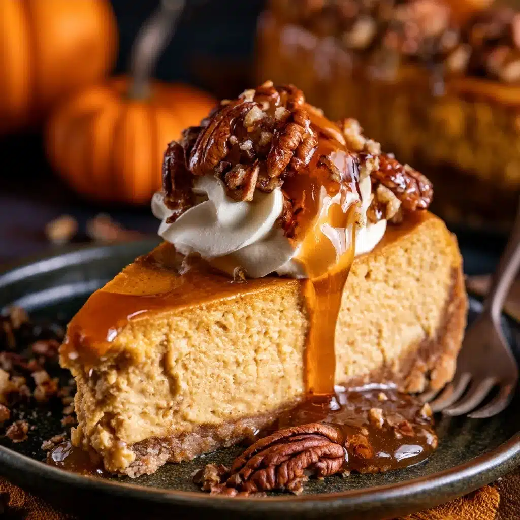 Pecan Pie Pumpkin Cheesecake