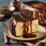 Burnt Basque Cheesecake in a Loaf Pan