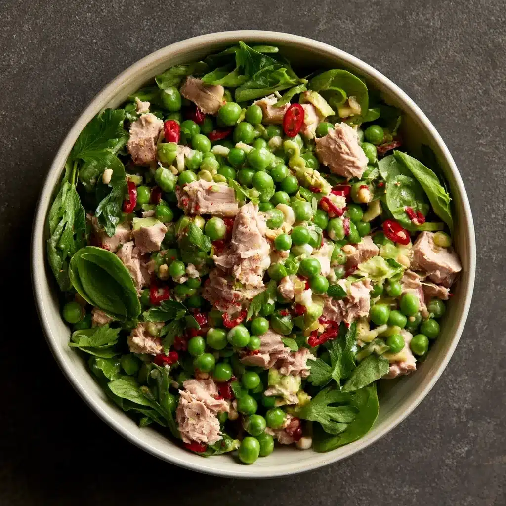 High Protein Sweet Pea Tuna Salad