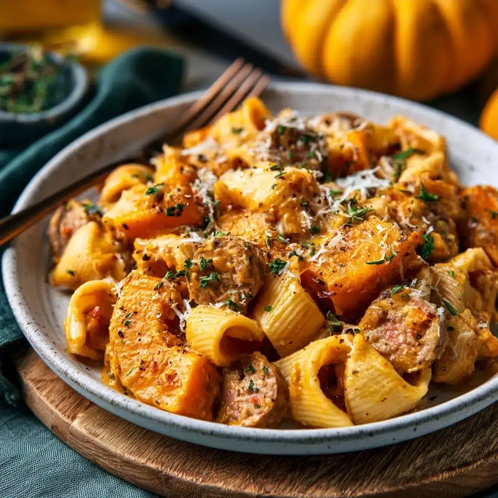 Creamy Pumpkin Sausage Pasta
