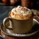 Vanilla Coconut Cottage Cheese Mug Cake