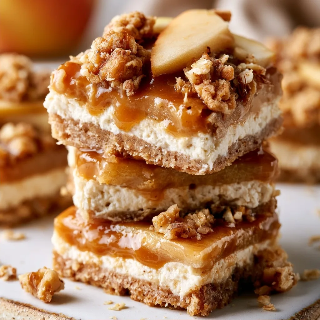 Caramel Apple Cheesecake Bars — Easy Fall Dessert Recipe