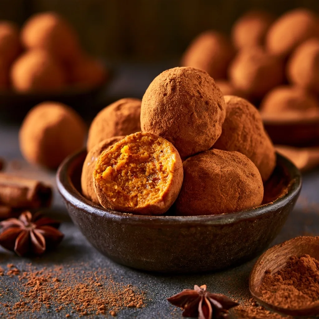 Pumpkin Cinnamon Truffles β Easy No Bake Fall Treats